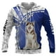 thumbnail image 5 of Sudadera con capucha con estampado 3D de chihuahua, husky, perro tzu o perro de montaña bernés para mujer y hombre, chándal de calle, regalo de amor para perros, 5 of 5