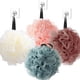 thumbnail image 2 of Esponja de baño con gancho, paquete de 4 esponjas de ducha de malla suave para ducha, esponja exfoliante, accesorios de baño de belleza ZefeiWu 9024715136275, 2 of 5