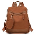 thumbnail image 2 of Stylago Backpack Purse for Women Fashion Travel School Backpacks Ladies Top Handle Work Computer Daypack for Daily Use Brown, 2 of 5
