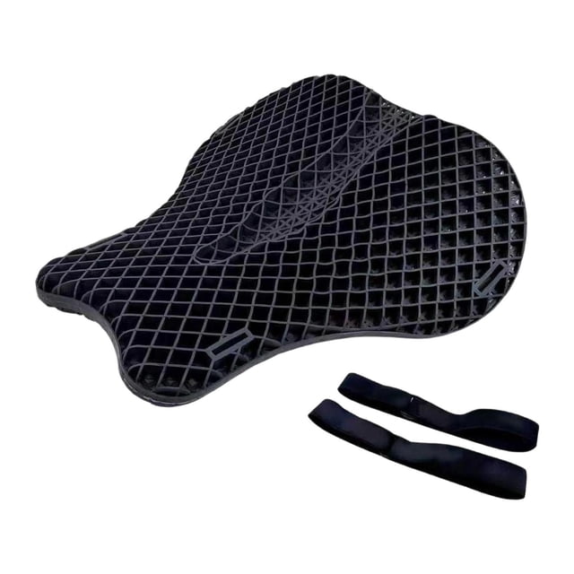 Cojín para asiento de motocicleta Almohadilla para asiento de motocicleta antideslizante Soporte ergonómico Cojín suave Accesorio para ciclismo largo