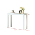 thumbnail image 5 of Kings Brand Furniture Russel Console Table - Modern Entryway Sofa Table, Behind The Couch, Hallway, Living Room, White, 5 of 5
