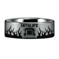 thumbnail image 2 of Silver Tungsten Trucker Ring, 2 of 7