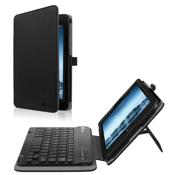 Fintie Keyboard Case for LG G Pad F2 8.0 Sprint Model LK460 (2017 Release) Support Extra Battery Plus Pack
