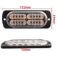 thumbnail image 2 of 4 piezas 20 luces estroboscópicas LED 12V 1 en 1 luz estroboscópica intermitente de emergencia para automóvil (luz amarilla), 2 of 5
