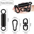 thumbnail image 2 of Swing Spring for Hanging Chair,with 2 Snap Hooks&360 Swivel Hook,Load Capacity 250Kg for Hanging Chair,Hammock,Yoga,Etc, 2 of 5