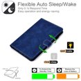 thumbnail image 4 of Allytech Smart Case for Fire HD 10(11th Gen 2021), Fire HD 10 Plus Cover 2021, Vegan PU Leather Anti-Shock Multi-Angle Stand Back Shell Auto Wake Sleep Wallet Case for Fire HD 10.1 inch 2021, Blue, 4 of 7