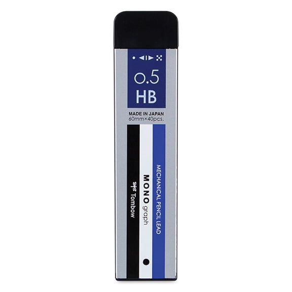 Tombow Mono Graph Lead Refills - HB, Pkg of 40