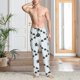 thumbnail image 2 of Fotbe Sea Turtle Pantalones de Pijama para Hombre, Pantalones de Dormir, Pantalones de Casa con Cintura Ajustable y Bolsillos-Small, 2 of 6