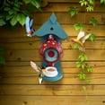 thumbnail image 4 of Hot Sale！Teapot Birdhouse Feeder,Birdhouse Feeder for Outdoor Hanging,Outside Teapot Bird House and Feeder,Hanging Hummingbird Feeders for Garden Yard Decoration,Unique Humming Bird Houses, 4 of 5