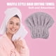thumbnail image 2 of Gorro seco de fibra de carbón para secar el cabello, ligero y fuerte absorbente, para secar el cabello después del baño, púrpura, 2 of 7
