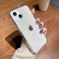 thumbnail image 1 of Funda de teléfono transparente con patrón de corazón de amor y láser degradado a la moda para iPhone 13 11 12 14 Pro Max X XS XR 7 8 Plus SE2 parachoques a prueba de golpes Tan Jianjun unisex, 1 of 2