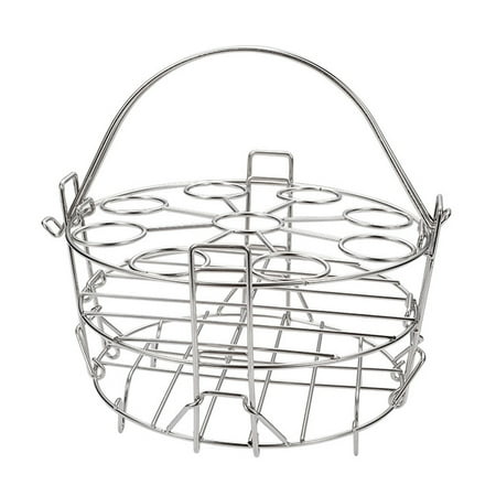 

3 Tiers proof Steaming Rack Scald Durable Stainless Steel With Handle