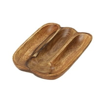 Bloomingville Bloomingville Acacia Wood Divided Tray, Natural