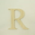 thumbnail image 1 of Package of 1, 8 Inch X 1/2" Thickness Baltic Birch Wood Letter R in The Times New Roman Font, Thick, Upper Case for Art & Craft Project, Made in USA, 1 of 4