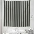 thumbnail image 1 of Retro Tapestry, Optical Illusion Effect Style Pattern with Abstract Quirky Zigzag Model, Fabric Wall Hanging Decor for Bedroom Living Room Dorm, 5 Sizes, Charcoal Grey and Ivory, by Ambesonne, 1 of 1