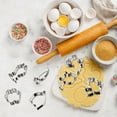 thumbnail image 6 of Clearance Biscuit Moulds under $5,Easter Cookie Cutters 3 Pieces Carrot Egg Bunny Rabbite Shapes Metal Cookie Cutters Stainless Sets Holiday Themed Baking Kit, 6 of 8