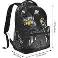 thumbnail image 2 of Murder Drones Backpack Lightweight Large Capacity Laptop Backpack Cartoon Backpacks For Unisex, 2 of 6