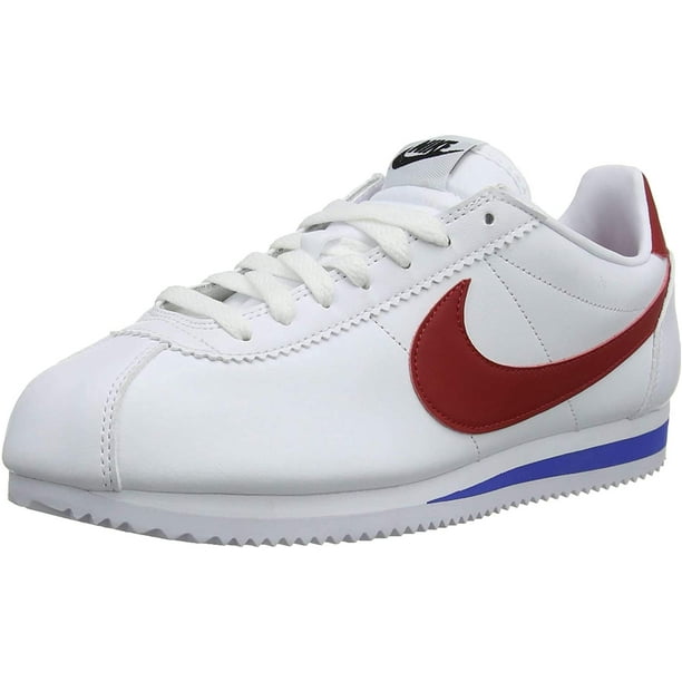 Nike Classic Leather Women's Low-Top Ladies Trainers Tennis Shoes - Black or (White/Varsity Red/Varsity Royal, - Walmart.com