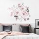 thumbnail image 5 of Especificaciones de las pegatinas de pared Acuarela Rosa Flor Grupo Hojas Fondo de hogar Decorativo Extraíble, 5 of 6