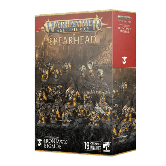 Games Workshop - Warhammer Age of Sigmar - Orruk Warclans - Spearhead Irownjawz Bigmob