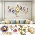 thumbnail image 4 of 36"Large Wall Clock – 3D Metal Ginkgo Leaf Decorative Wall Clock, Non-Ticking Wall Clocks Battery Operated, Modern Clocks for Living Room, Gift-Ready for Home or Office, 4 of 7