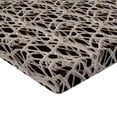thumbnail image 4 of Ambesonne Abstract Fitted Sheet, Branches Art Psychedelic, California King, Dark Brown Off White, 4 of 5