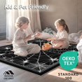 thumbnail image 4 of ODIKA 4'x6' Machine Washable Non-Slip Area Rug, Halloween Gothic Aesthetic High Traffic Rug, Black, 10479, 4 of 7