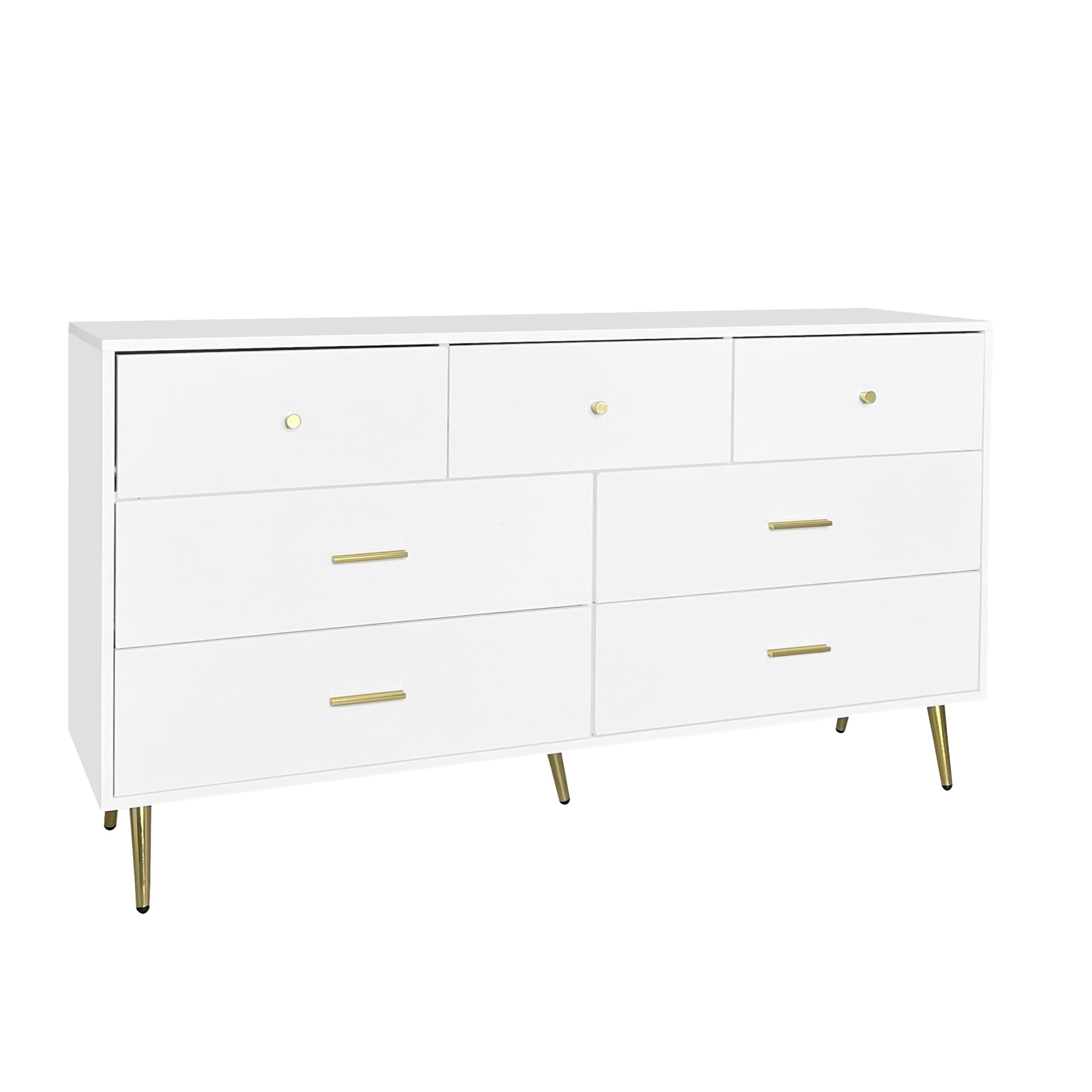 YYAo Rustic Wooden Chest of 7 Drawers, 55" TV Stand Dresser with LED Light and USB Outlets, Organizer Storage Cabinet for Bedroom, Hallway, Entryway, Gray YYAo Rustic Wooden Chest of 7 Drawers, 55" TV Stand Dresser with LED Light and USB Outlets, Organizer Storage Cabinet for Bedroom, Hallway, Entryway, Gray