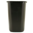 Rubbermaid 7 gal Plastic Office Trash Can, Black