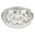 thumbnail image 2 of Cuenco para perros de alimentación lenta, 2 tazas de 4 mm espesor tazón de alimentación lenta de acero inoxidable antideslizante gran capacidad tazón, 2 of 7