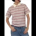 thumbnail image 2 of Blusas Informales de Corta para Mujer, Estilo Ejecutivo, con Cuello en V, para Verano, 2025, con Cuello Básico Ajustado Albaricoque M, 2 of 9