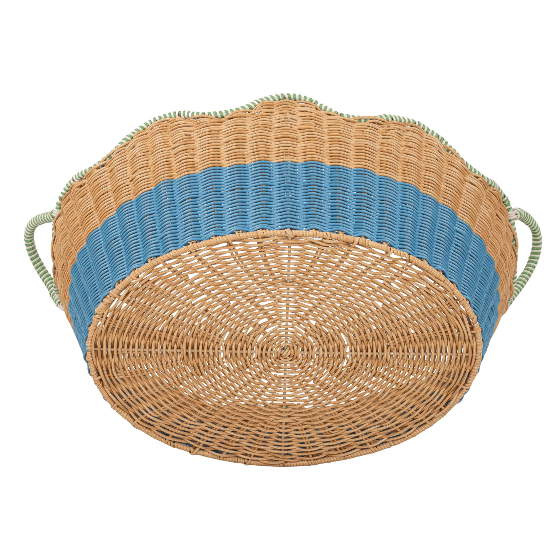Beautiful Two-Tone Rattan Drink Basket by Drew Barrymore