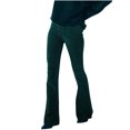 thumbnail image 1 of Puntoco Pantalones acampanados casuales con bolsillo de color liso para mujer Puntoco Puntoco-3719, 1 of 7