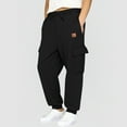 thumbnail image 2 of Boys Sweatpants Solid Color Leisure Active Sports Sweat Pants Elastic Waist Joggers with Pockets Boys's Pants Size 4-15, 2 of 7