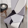thumbnail image 4 of DYstyle 1-8 Pcs Spandex Stretch Floral Geometric Party Decor Dining Room Seat Cover Banquet Slipcover, 4 of 5