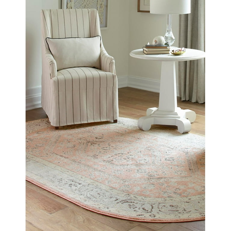Rose In Oval Rugs