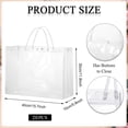 thumbnail image 2 of GASTROPOD 20 Pack Large Clear Gift Bags with Handle,15.7"X6"X12" Large Plastic Gift Bags Shopping Bag for Small Business Gifts Wedding Valentine’S Day Party Favors Birthday, 2 of 7
