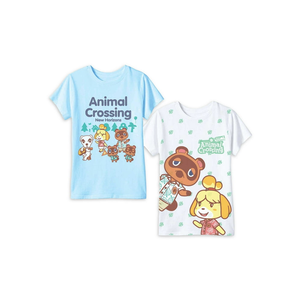 Animal Crossing Animal Crossing Girls Graphic TShirts, 2Pack, Sizes