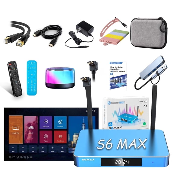 Superbox S6 Max 4GB/64GB Original New Android TV System Device