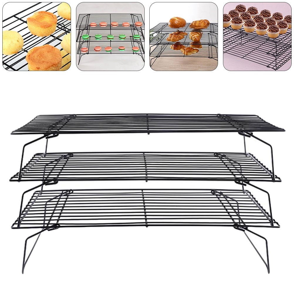 3Tier Cake Cooling Rack,Metal Cake Biscuits Bread Cookie Cooling Rack