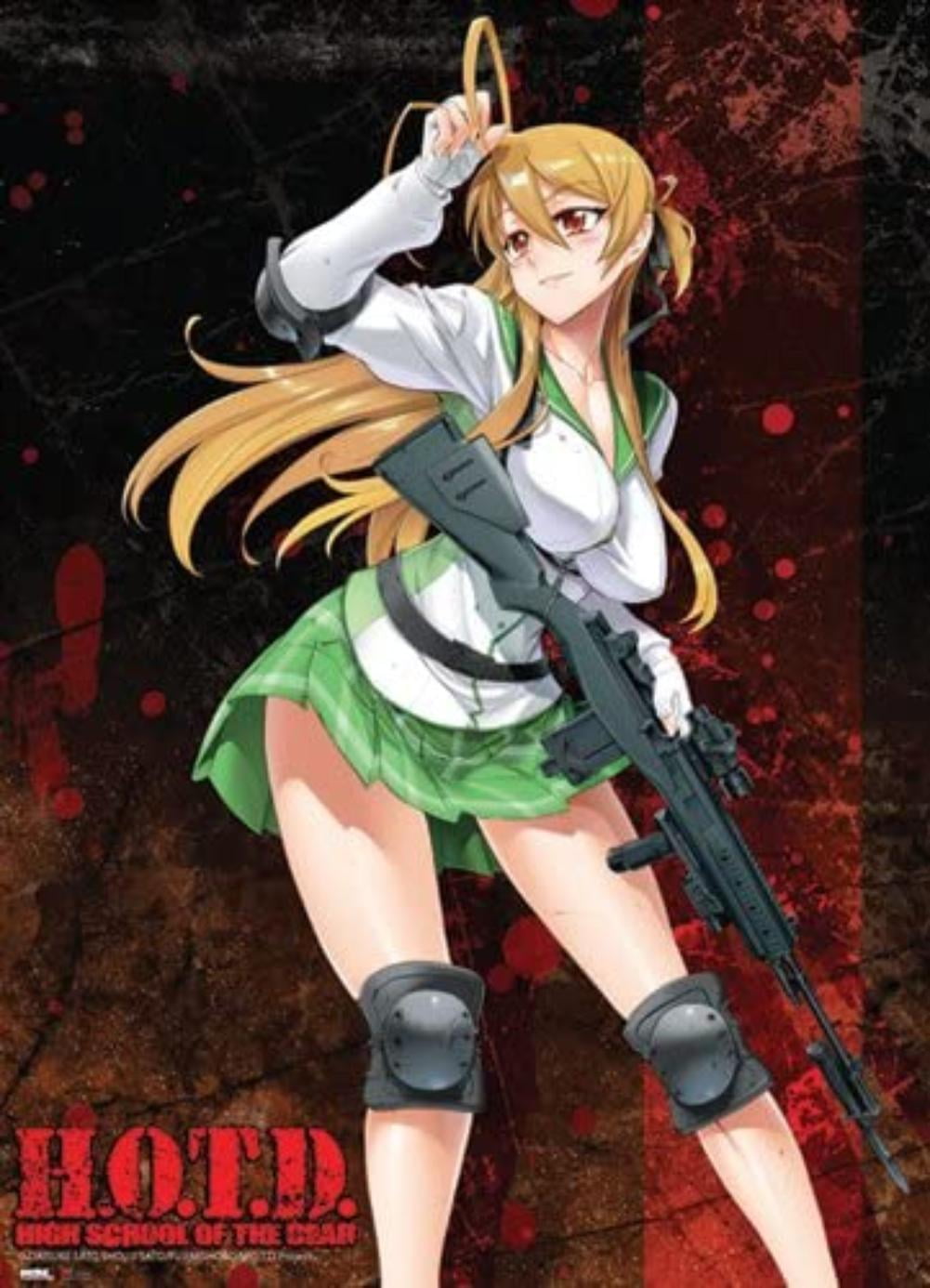 highschool of the dead fan art highschool of the dead fan art