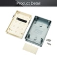 thumbnail image 4 of HUGFEGWE ABS Plastic Project Box Electrical Enclosure Case Power Junction Box White, 4.72" x 3.07" x 1.57" U2536-18902, 4 of 7