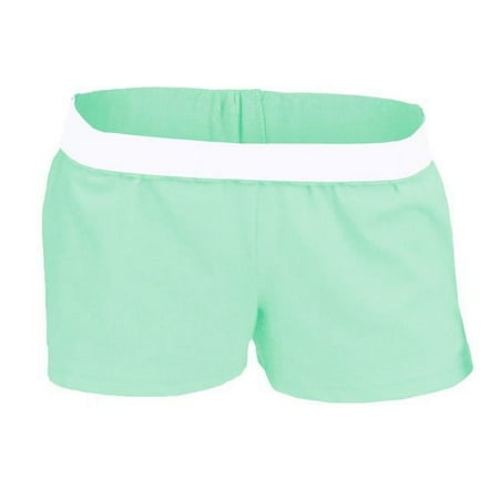 Soffe 3737VHT333LRG Junior V-Notch Legs Shorts, Beach Glass - Large