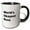 Black/White, variant on 3drose, Image of Worlds Okayest Boss Quote, 11oz Two-tone Red Mug