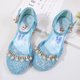 thumbnail image 1 of Zapatos de princesa de niña de dibujos animados de Disney, nuevas sandalias de cristal frzozen para niños, modelo de niña pequeña, zapatos de rendimiento, 35 plantillas de 22CM Gao Jinjia LED, 1 of 2