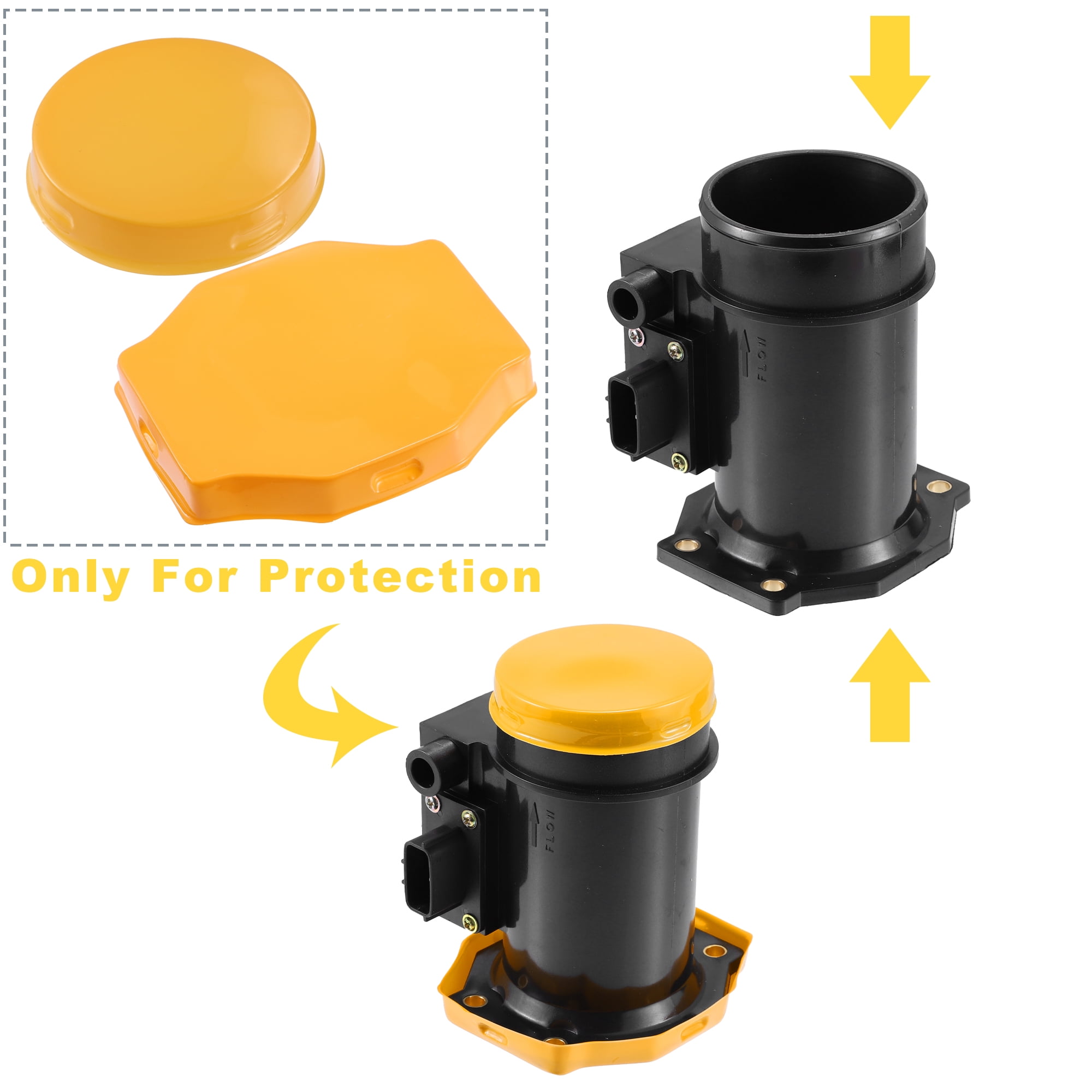 Unique Bargains 22680-1M200 Car Mass Air Flow Sensor Meter MAF Sensor for Nissan 200SX Base SE 1.6L L4 Gas 1995-1998