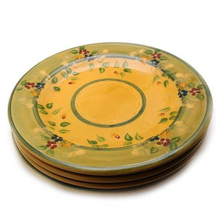 Yellow Rose Salad Plate - Fleur De Lis Living Burton Farm 9'' Salad Plate