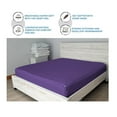 thumbnail image 7 of DNG Creations Solid Purple Colour 6 Piece Zipper Sheet Set - Include (1 Fitted Sheet Base, 2 Sheet has Zipper, 1 Flat Sheet And 2 Pillowcase) 800 Threads Count ( Queen - Size ), 7 of 7
