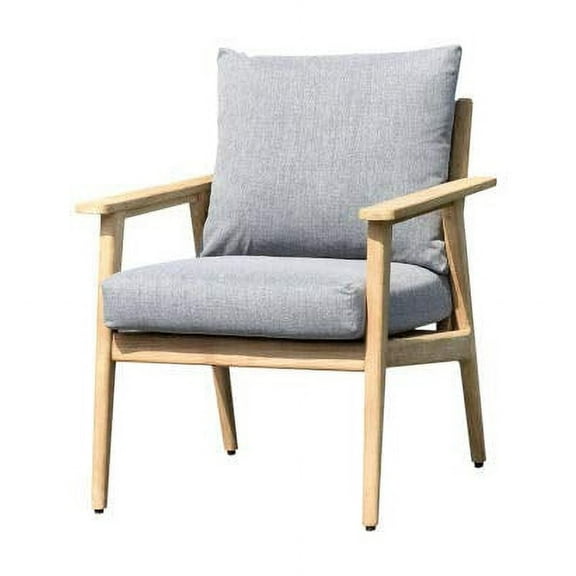 International Home Miami Amazonia Sandyport Patio Armchair  Durable outdoor furniture made of Grade A Teak  Olefin Cushion
