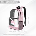 thumbnail image 7 of Xoenoiee Axolotl Cloud Star Heart Floral Print PVC Backpack for Kids, 17 Inch Clear Bookbag for Girls, Lightweight Schoolbag Waterproof Knapsack for Preschool, Primary, Kindergarten School Supplies, 7 of 7